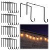 LEIFIDE 10 Pcs Adjustable No Drill String Light Hangers for