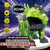 RUIXUE Mechanical Dinosaur Toy, Electric Stegosaurus Assembling Toy with Dino