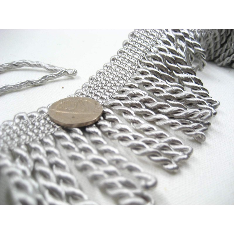 2ms of 6cm Width Wine Fringe Tassel Trim Upholstery Curtain