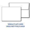 Heavyweight Blank White 5" X 7" Cards with Envelopes -