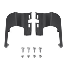 zayody Rear Bumper Step Pad Compatible with Ford F-250 F-350 F-450 F-550 Super Duty 2017-2022 Rear Step Bumper End Caps Replacement for FO1191148 HC3Z17B807BC HC3Z17B807BD Bumper End Cap Step Pad