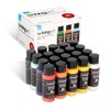 KINGART Outdoor Acrylic Paint, 60ml (2oz) Bottle, Set of 20