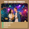 5-Pack Gold Confetti Poppers, 12-Inch Recyclable Confetti Cannons for Weddings,