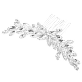 SAFIGLE Rhinestone Hair Comb for Brides Elegant Bridal Hair Accessories Lightweight and Comfortable Design Unique Artisan Craftsmanship for Wedding and Special Occasions
