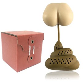 Funny Loose Leaf Tea Infuser Ball, Food Grade Silicone Stool Shape Hot Tea Infuser Tea Strainer Ball Filter