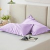 Love's cabin Satin Pillowcase for Hair and Skin (Light Purple,
