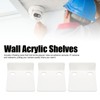 3 PCS Small Security Cameras Wall Shelf with 6 Cable