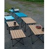 iClimb Ultralight Compact Camping Folding Table with Carry Bag (Nature