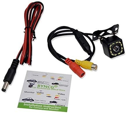 Cámara de visión Trasera del Coche Universal 12 LED Cámara de visión Trasera Cámara de Reserva Cámara de