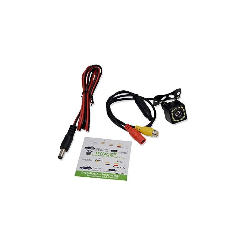 Cámara de visión Trasera del Coche Universal 12 LED Cámara