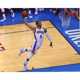RUSSELL WESTBROOK OKLAHOMA CITY THUNDER 8X10 SPORTS ACTION PHOTO (EE)