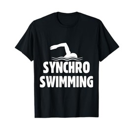 Synchro Swimming Minimalist Sporty Team T-Shirt