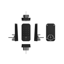 TREATLIFE Smart Door Lock with WiFi Bluetooth Gateway, Keyless Entry Door Lock with Code, Fingerprint Door Lock, Keypad Deadbolt Smart Lock, App Remote Control, Auto Lock, Black