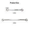 HOME MASTER HARDWARE Eye & Eye Turnbuckles for Cables Wire,Adjustable