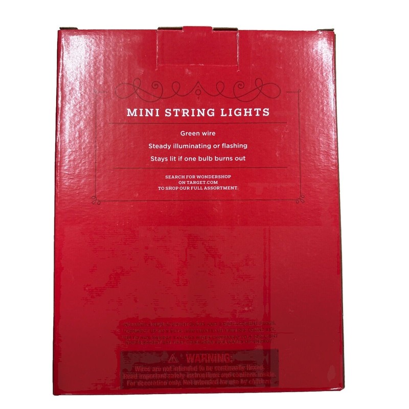 Workshop Wondershop 100 Lights Mini String Lights Pack Of 4