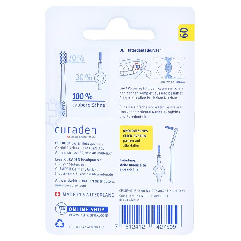 Curaprox CPS 09 Prime Interdental Brush Refill