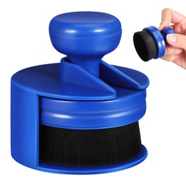 GLEAVI Tire Shine Applicator Brush: Auto Tire Brush Seal Design with Cover Polish Applicator(Blue)