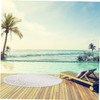 CAXUSD Large Bath Towel Microfiber Beach Towel Mandala Round Tapestry