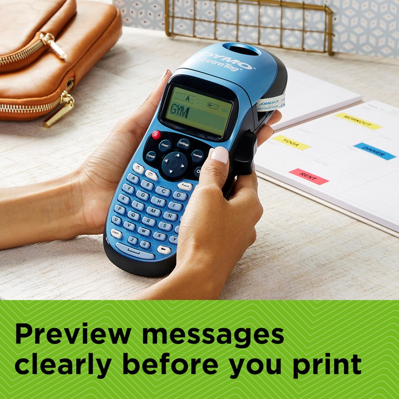 Dymo LetraTag LT-100H Label Maker Starter Kit | Handheld Label