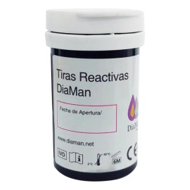 Tiras Reactivas Para Glucosa Diaman Pack 100 Pzas