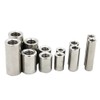 20PCS M6 Round Connector Nuts, Female Thread Rod Studding Stainless