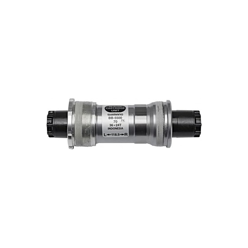 Shimano Unisex – Erwachsene BB-5500 Innenlager, Silber, 109.5 mm