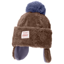 Coleman 430-0011 Kids Boa Winter Cap, Kids Boa Knit Cap, Braun