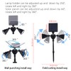 MOLEBIT Solar Outdoor Spotlights, 1400-Lumens Bright 36 LED Motion Sensor