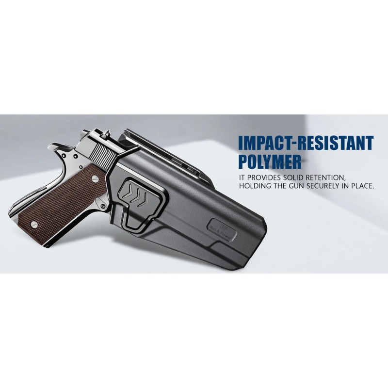 GUN & FLOWER OWB Holster Fits 1911 5'' No Rail