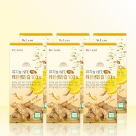 Dr.Lin Organic NFC Lemon Ginger Juice 100 15g x 14 packets x 6 iuy - single / 닥터린 유기농 NFC 레몬생강즙 100 15g x 14포 x 6개  iuy - 단일