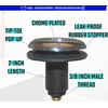 LASCO 03-4825 Rapid Fit Style Strainer Stopper Bathtub, Chrome Plated