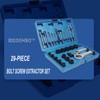 RIODEMBO 28pcs Spiral Socket Wrench Set with Extractors & Nut