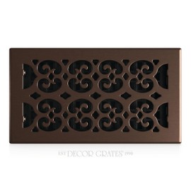Decor Grates SPH612-RB Floor Register, 6x12, Rubbed Bronze Finish