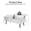 39" Coffee Table, Wood Lift Top Coffee Tables for Living