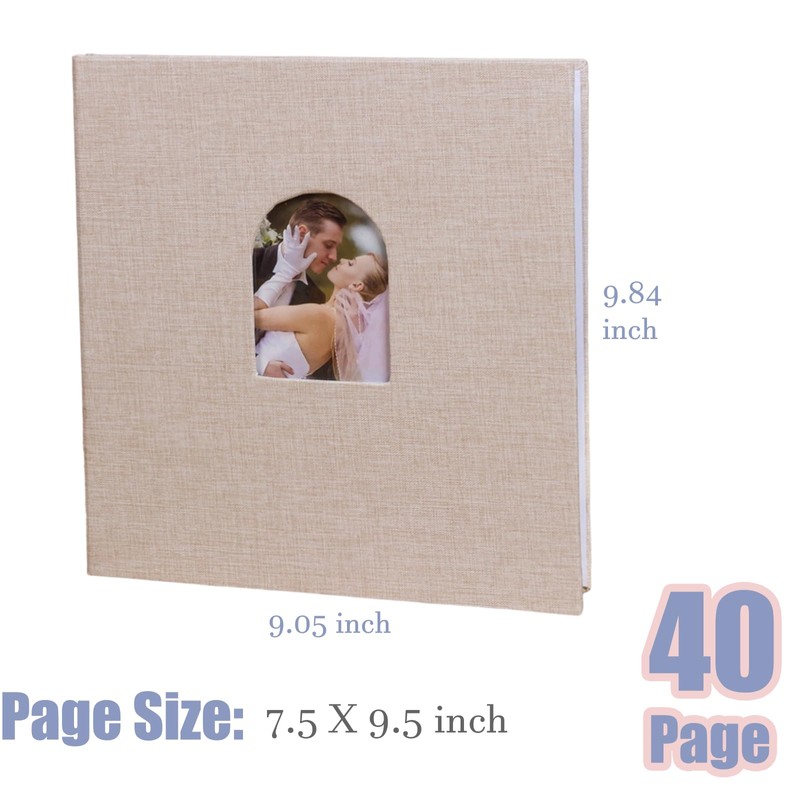 40 Page 7.5" x 9.5" Photo Album Self Adhesive Wedding