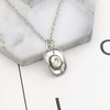 925 Sterling Silver Plated Cowboy Hat 3D Cap Charm Pendant