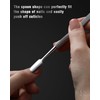 FERYES Professional Cuticle Pushers - Dual-Ended Stainless Steel Manicure and