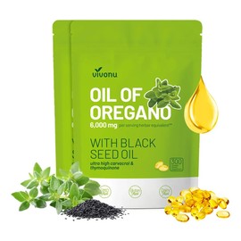 300cápsulas Con Aceite De Semilla Negra Aceite De Orégano