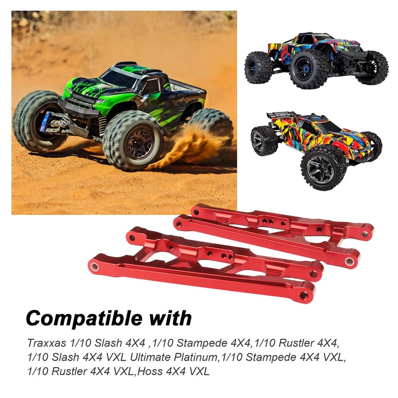 Hobbypark Alloy Front & Rear Suspension Arms for Traxxas 1/10