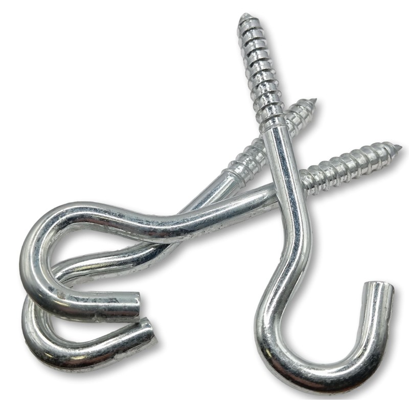 LLB Screw Hooks Pack of 3pcs 6 inch Heavy Duty