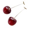 Red Cherry Earrings for Women, Dangle Style in a Gift