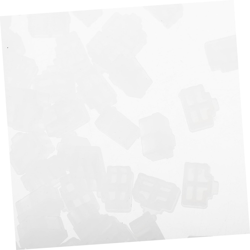 CIYODO 50pcs Ethernet Port Dust Replacement Caps for Router and