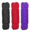 Evealyn Soft Rope Cord,Soft Cotton Rope 3 Pack 10 M/33