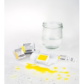 Schmincke Akademie® Watercolor Fine Artist Watercolor Paints Cadmium Red 16 332 044 Half Pan Watercolor Painting Vegan Watercolor