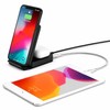 2-in-1 Wireless Charging Stand – 15W Qi Phone Charger &