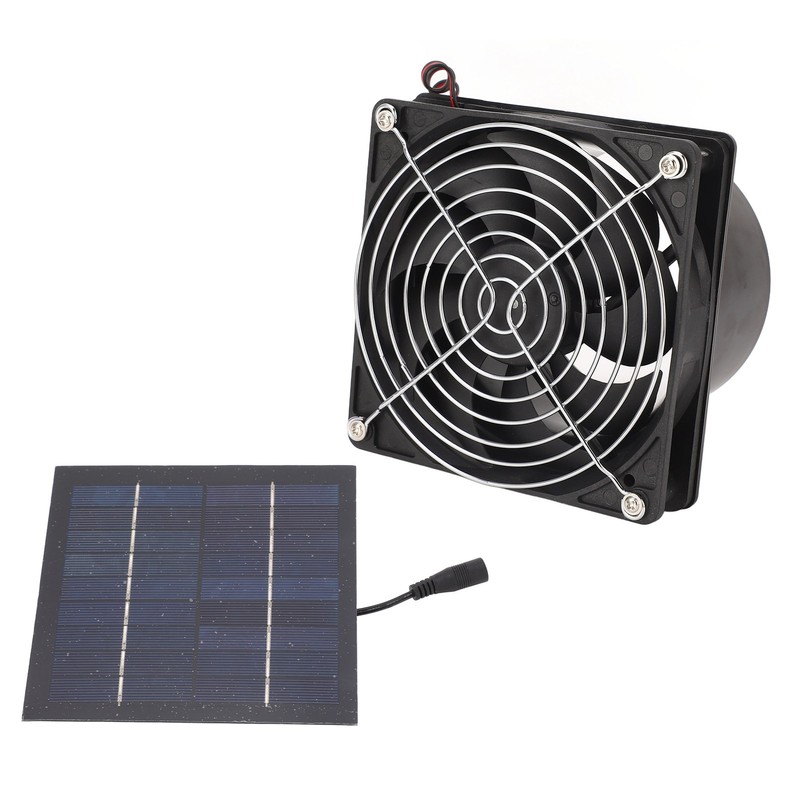 Solar Exhaust Fan Efficient Heat Dissipation Ventilation 50W Solar Panel