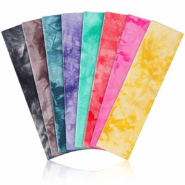 AWUMBUK 8 Pcs Headbands for Women's Hair, Fashion Hair Bands for Women Soft Elastic Ladies Headband Yoga Gym Hair Accessories