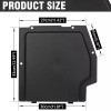 Unbranded Black 1pc Battery Cover Plate Compatible with Can Am