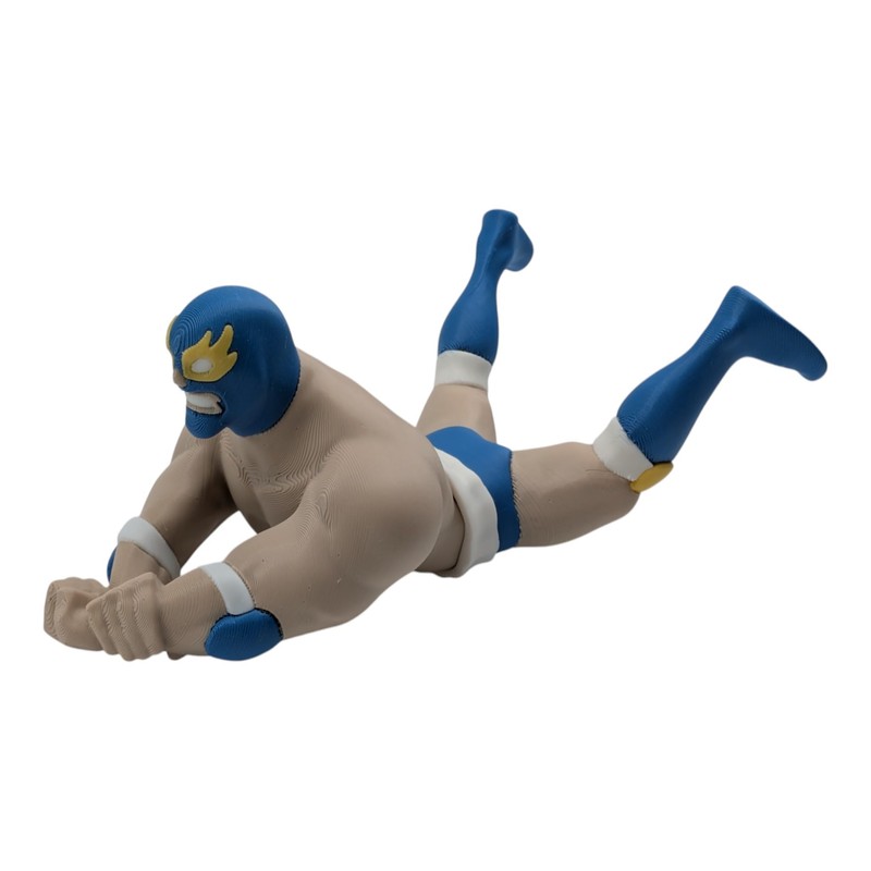 Luchador Hot Sauce Holder - 3D Printed Kitchen Decor, Unique