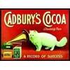 Cadbury's Cocoa Absolutely Pure - A Record Of Success - Mini Metal Wall Sign